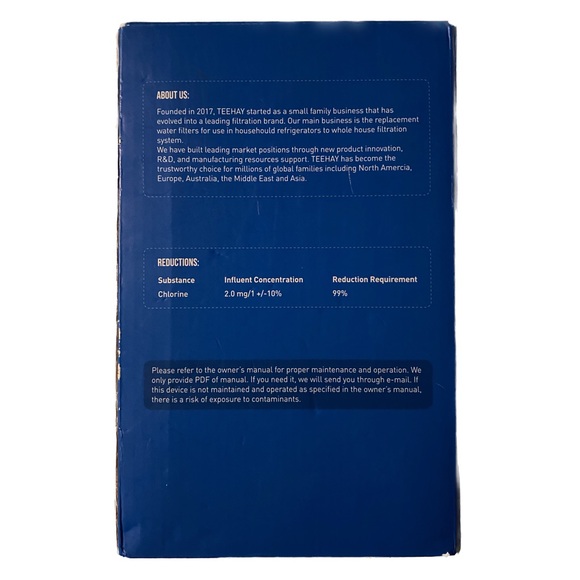 Teehay Model TH-01 (EPTWFU01) Refrigerator Water Filters 3 PACK - Picture 3 of 3